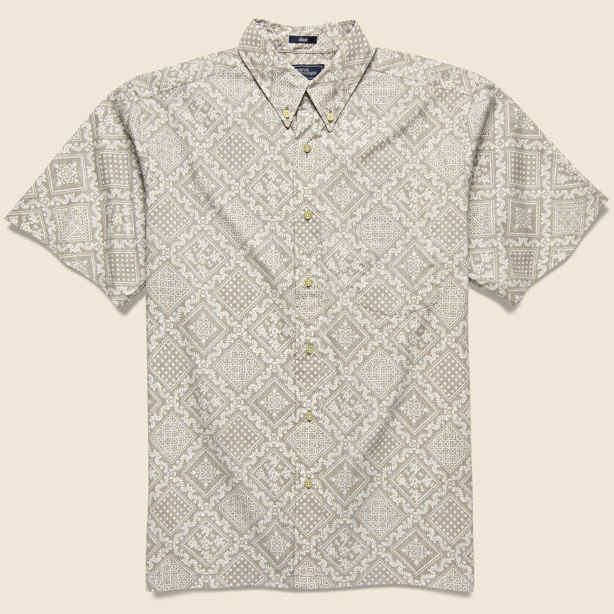 Diagonal Lahaina Shirt - Coriander/Khaki - Reyn Spooner - STAG Provisions - Tops - S/S Woven - Other Pattern