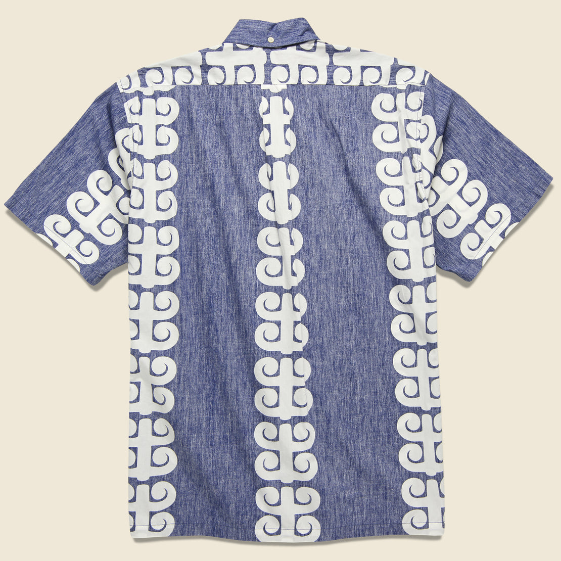 Stack A Tapa Shirt - Twilight Blue - Reyn Spooner - STAG Provisions - Tops - S/S Woven - Other Pattern