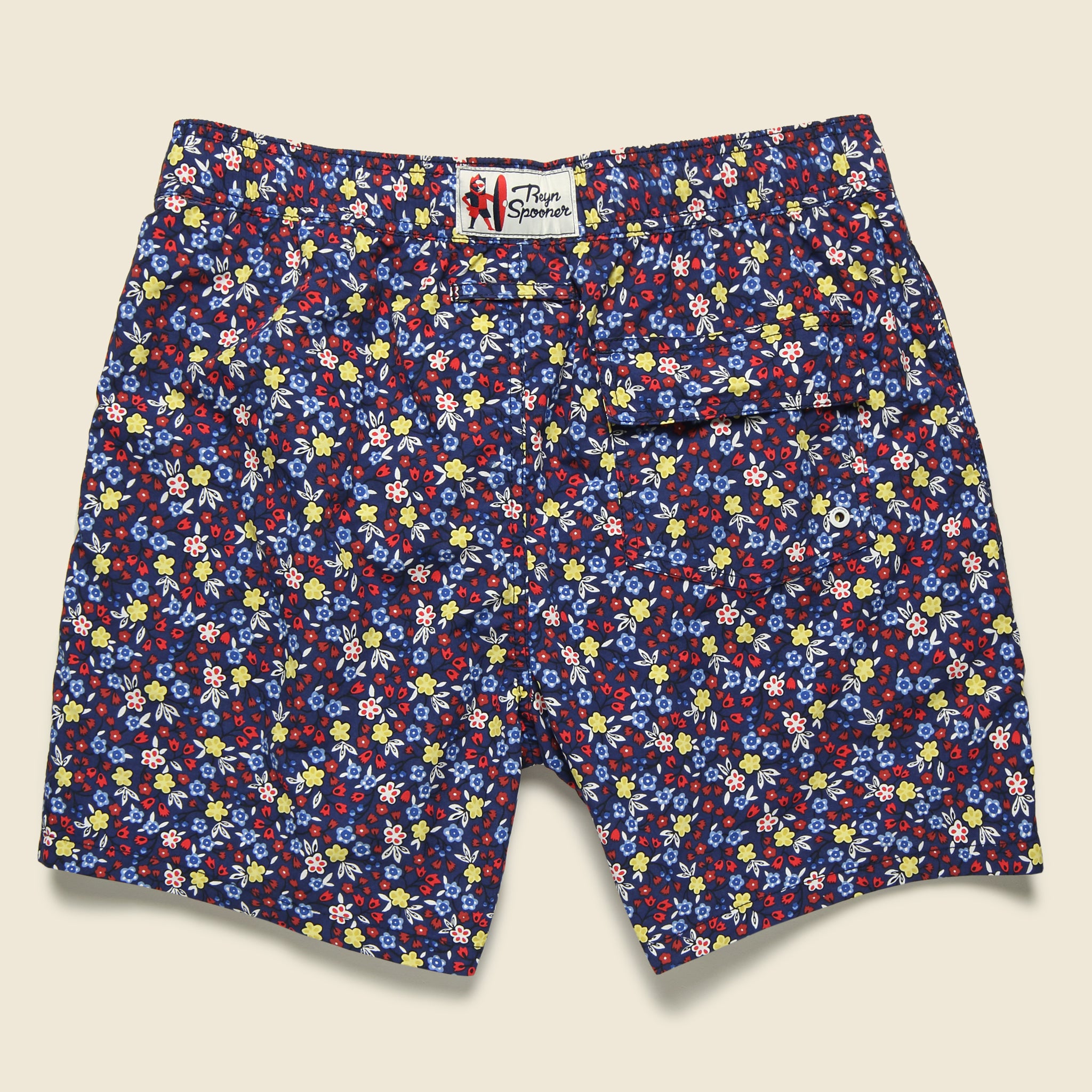 Retro Mini Swim Trunk - Medieval Blue - Reyn Spooner - STAG Provisions - Shorts - Swim