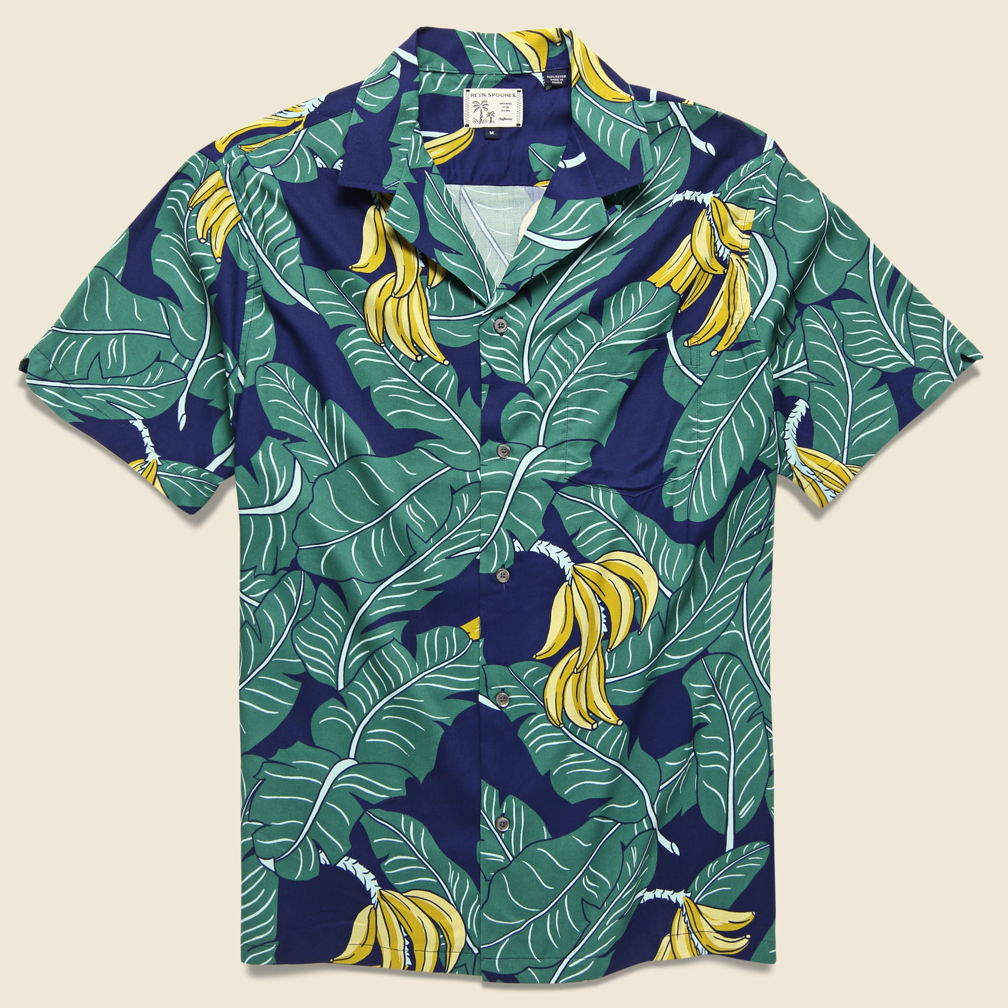 Monkey Forest Camp Shirt - Medieval Blue - Reyn Spooner - STAG Provisions - Tops - S/S Woven - Floral