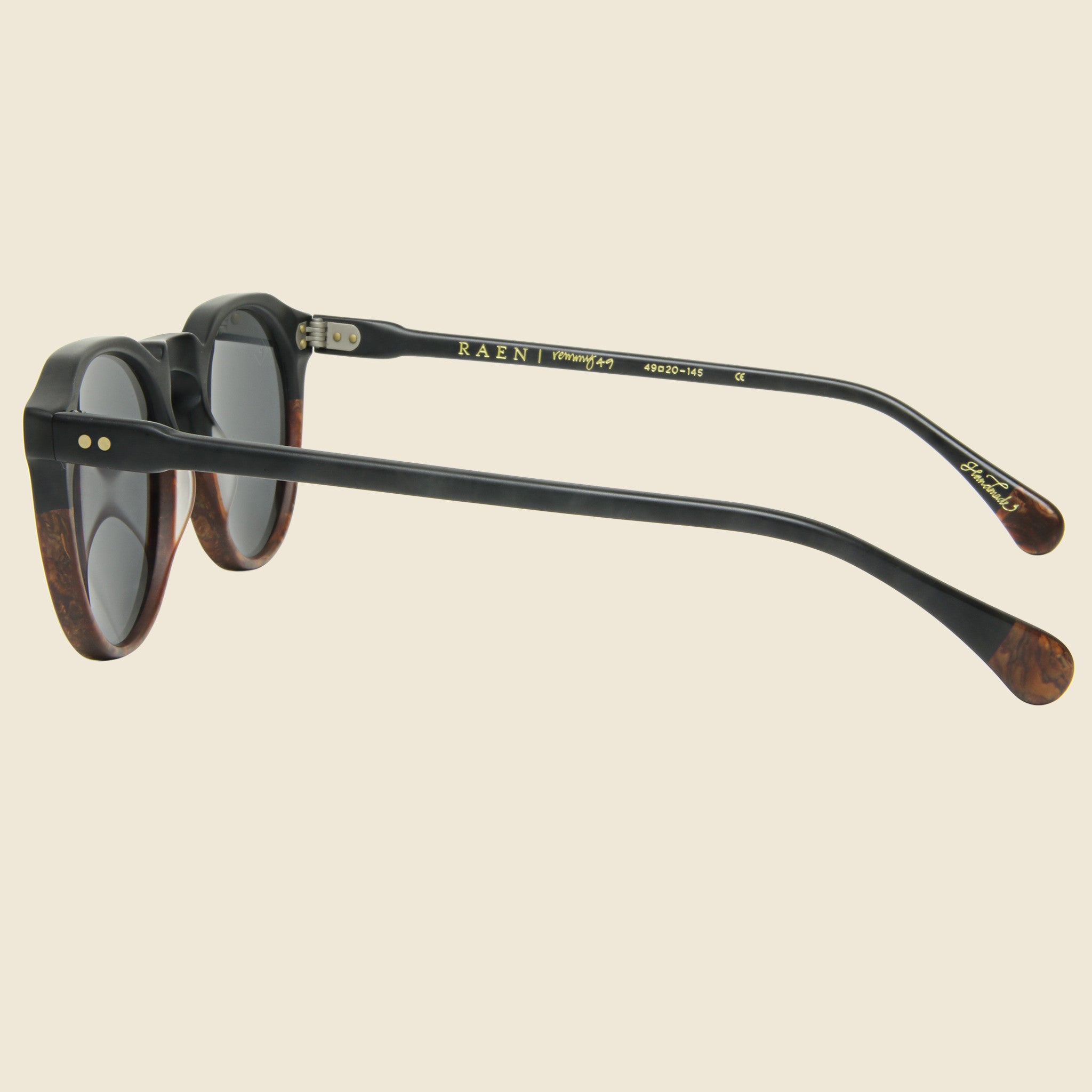 
                          Remmy 49mm - Burlwood/Smoke Polarized - Raen - STAG Provisions - Accessories - Eyewear
                        