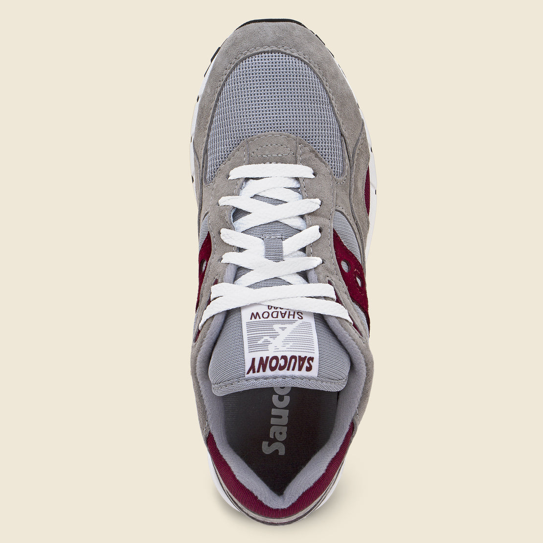 Shadow 6000 Sneaker - Grey/Burgundy - Saucony - STAG Provisions - Shoes - Athletic