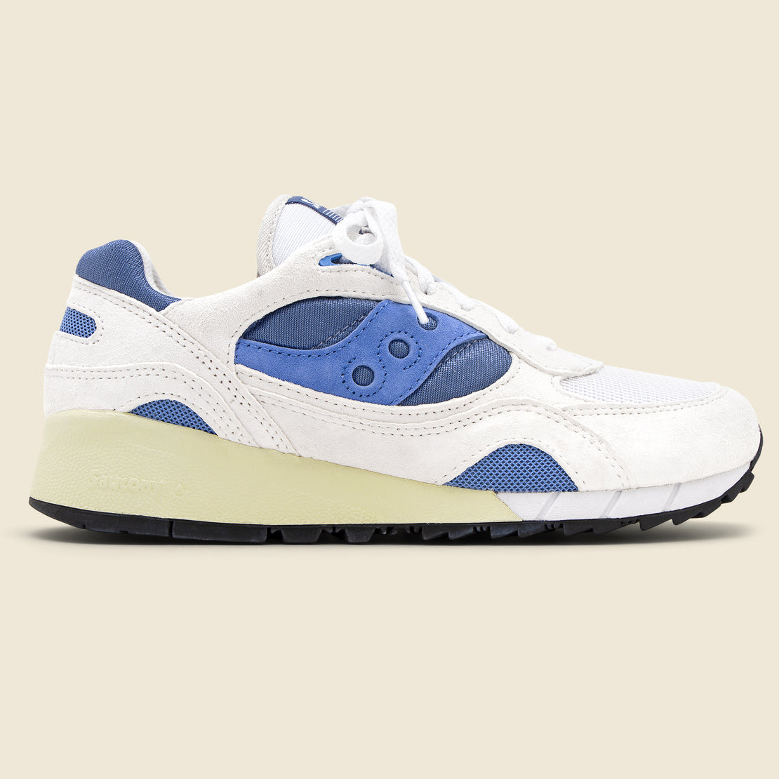 Saucony Shadow 6000 Sneaker- White/Blue