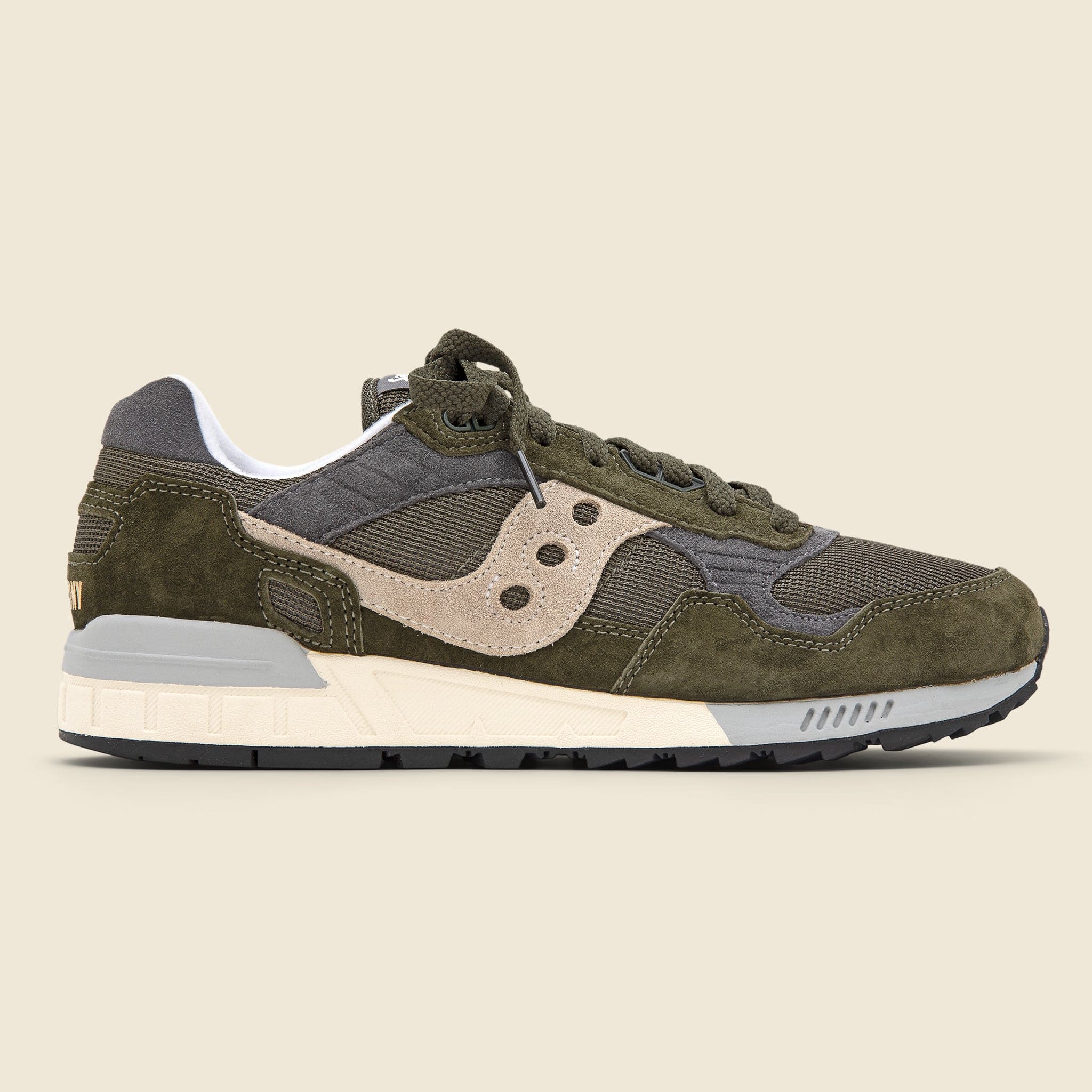 Shadow 5000 Essential Sneaker - Green/Cream - Saucony - STAG Provisions - Shoes - Athletic
