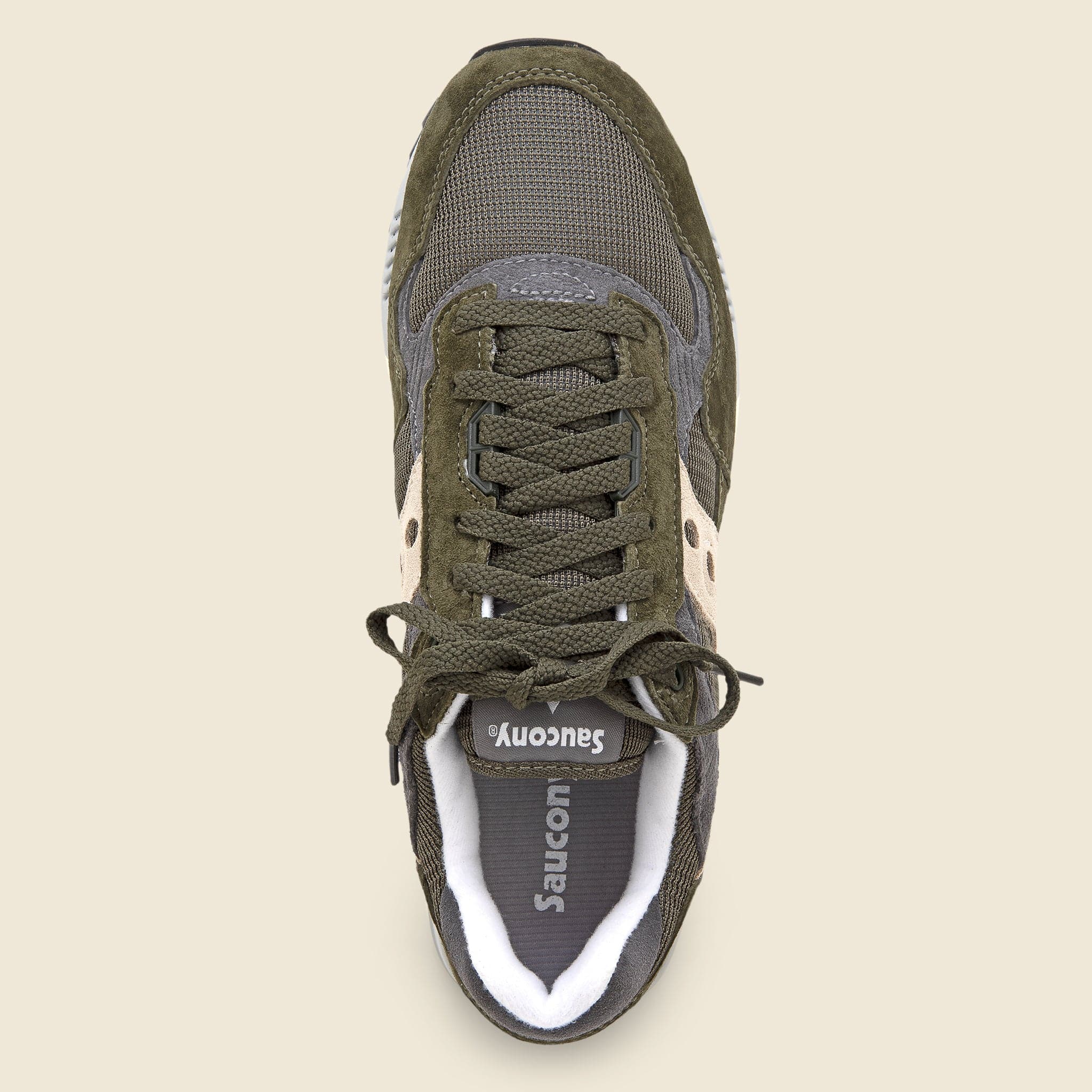 Shadow 5000 Essential Sneaker - Green/Cream - Saucony - STAG Provisions - Shoes - Athletic