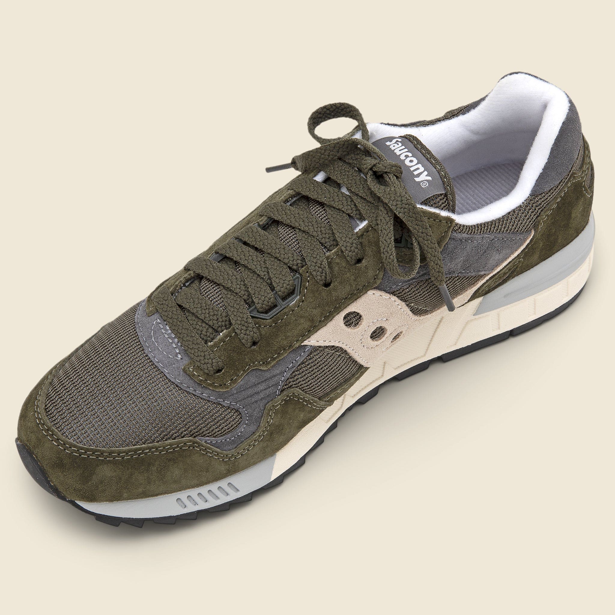 Shadow 5000 Essential Sneaker - Green/Cream - Saucony - STAG Provisions - Shoes - Athletic