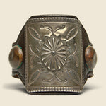 Wheel & Crescents Ketoh - Leather/Sterling - Smith Bros. Trading Co. - STAG Provisions - Accessories - Cuffs