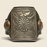 Wheel & Crescents Ketoh - Leather/Sterling - Smith Bros. Trading Co. - STAG Provisions - Accessories - Cuffs