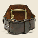 Wheel & Crescents Ketoh - Leather/Sterling - Smith Bros. Trading Co. - STAG Provisions - Accessories - Cuffs