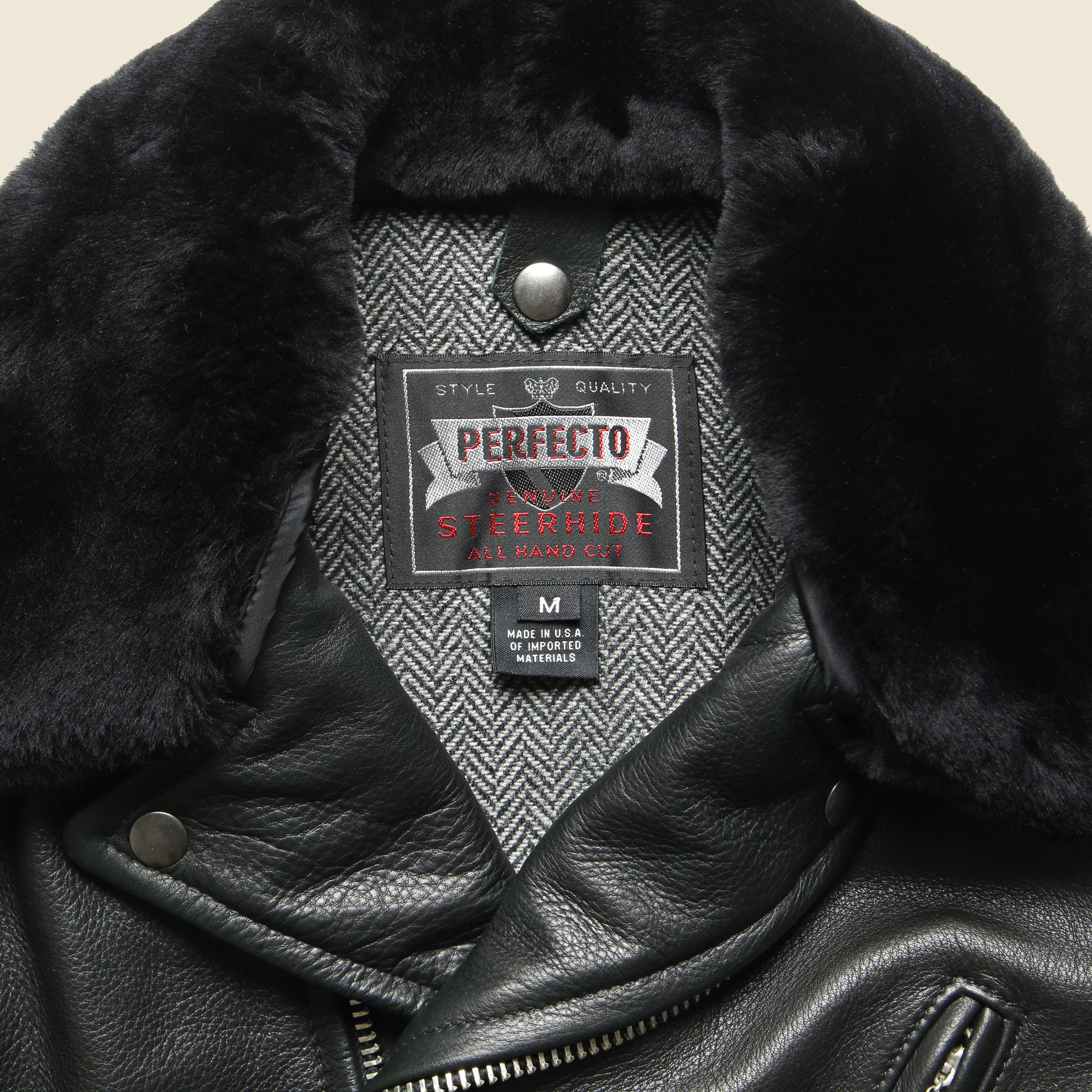 
                          Anniversary Perfecto Jacket - Black - Schott - STAG Provisions - Outerwear - Coat / Jacket
                        