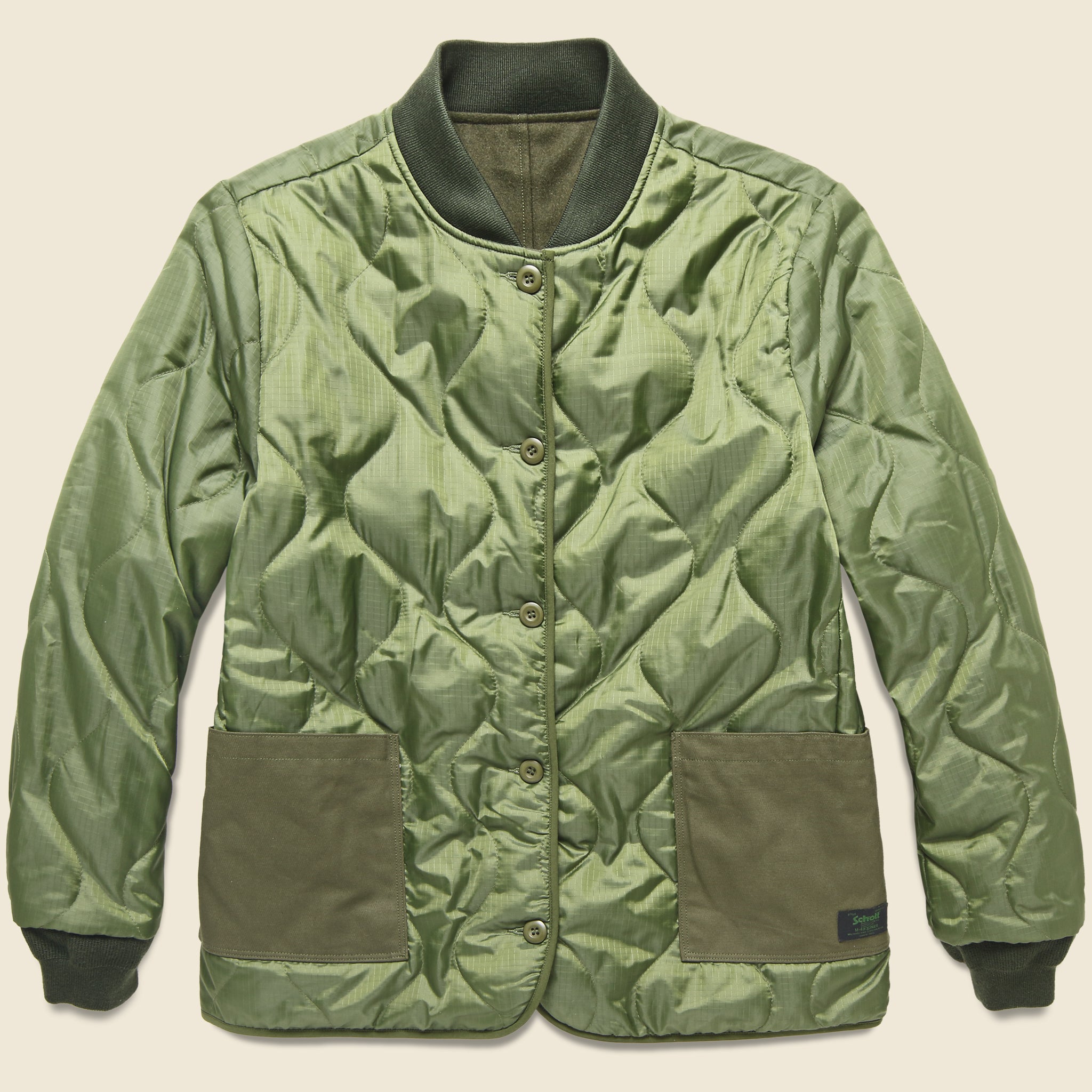 
                          Flight Jacket Liner - Olive - Schott - STAG Provisions - Outerwear - Coat / Jacket
                        