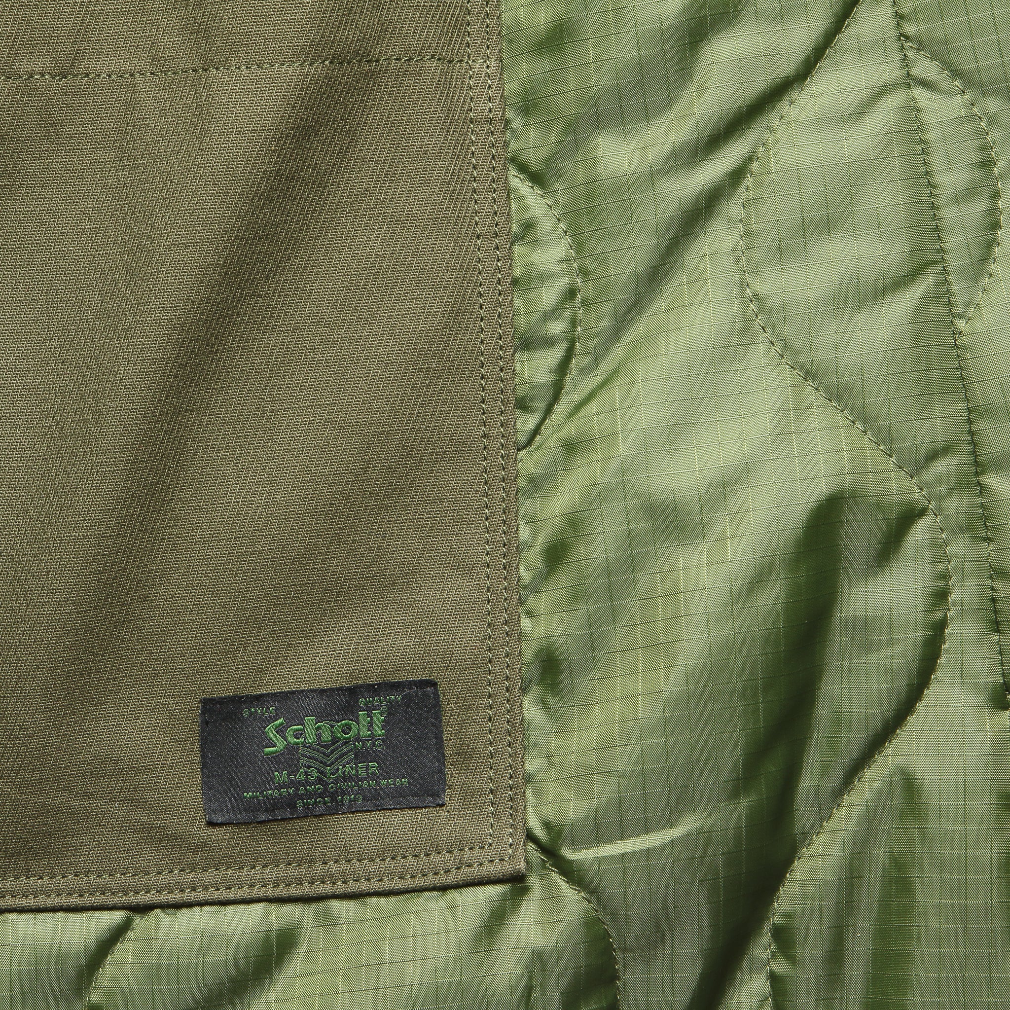 
                          Flight Jacket Liner - Olive - Schott - STAG Provisions - Outerwear - Coat / Jacket
                        