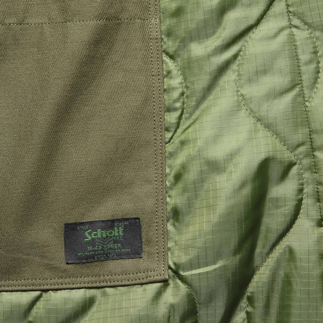 Flight Jacket Liner - Olive - Schott - STAG Provisions - Outerwear - Coat / Jacket