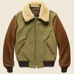B-15 Wool Jacket - Olive - Schott - STAG Provisions - Outerwear - Coat / Jacket