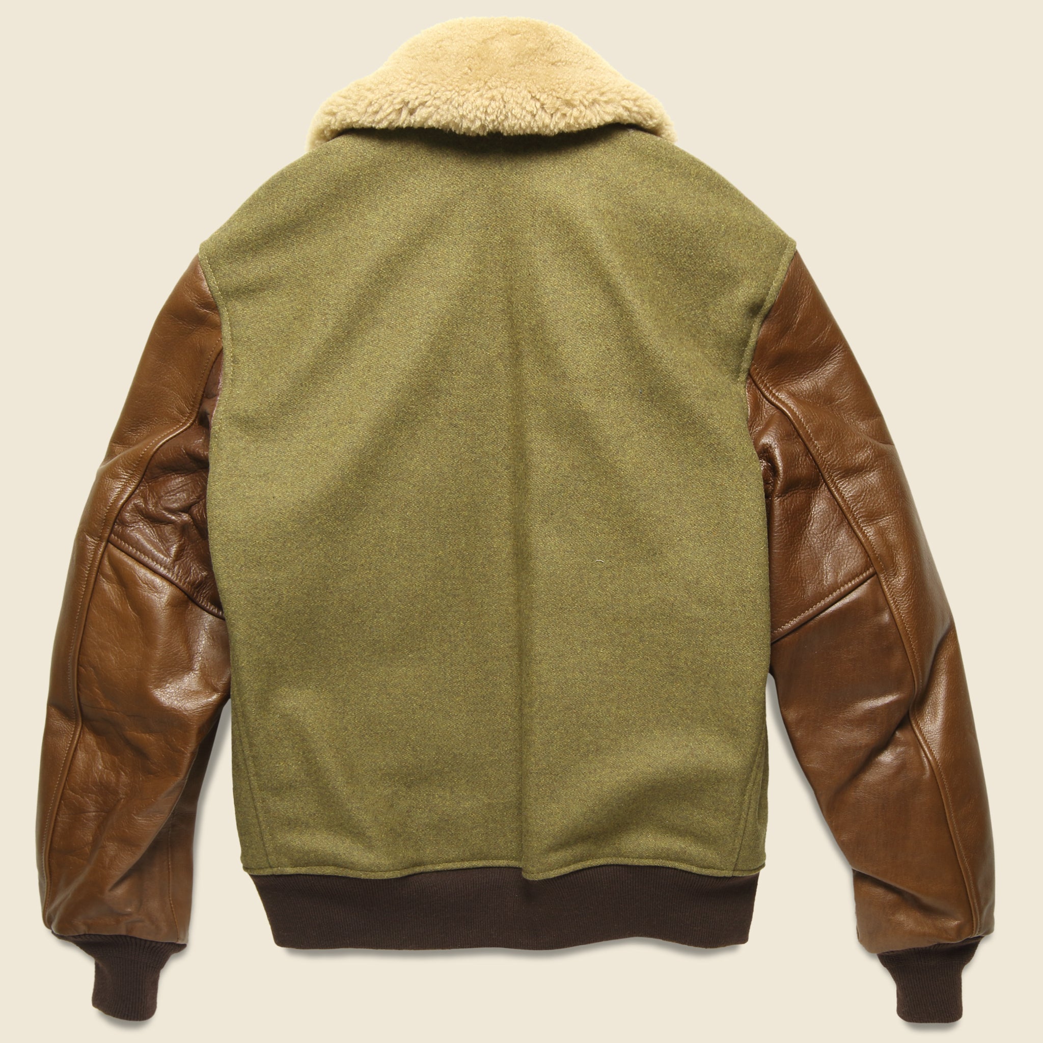 B-15 Wool Jacket - Olive - Schott - STAG Provisions - Outerwear - Coat / Jacket