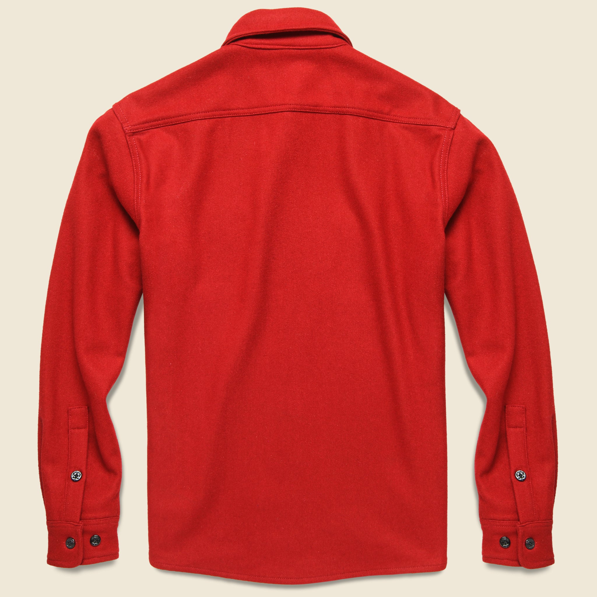 
                          CPO Wool Shirt - Red - Schott - STAG Provisions - Tops - L/S Woven - Overshirt
                        