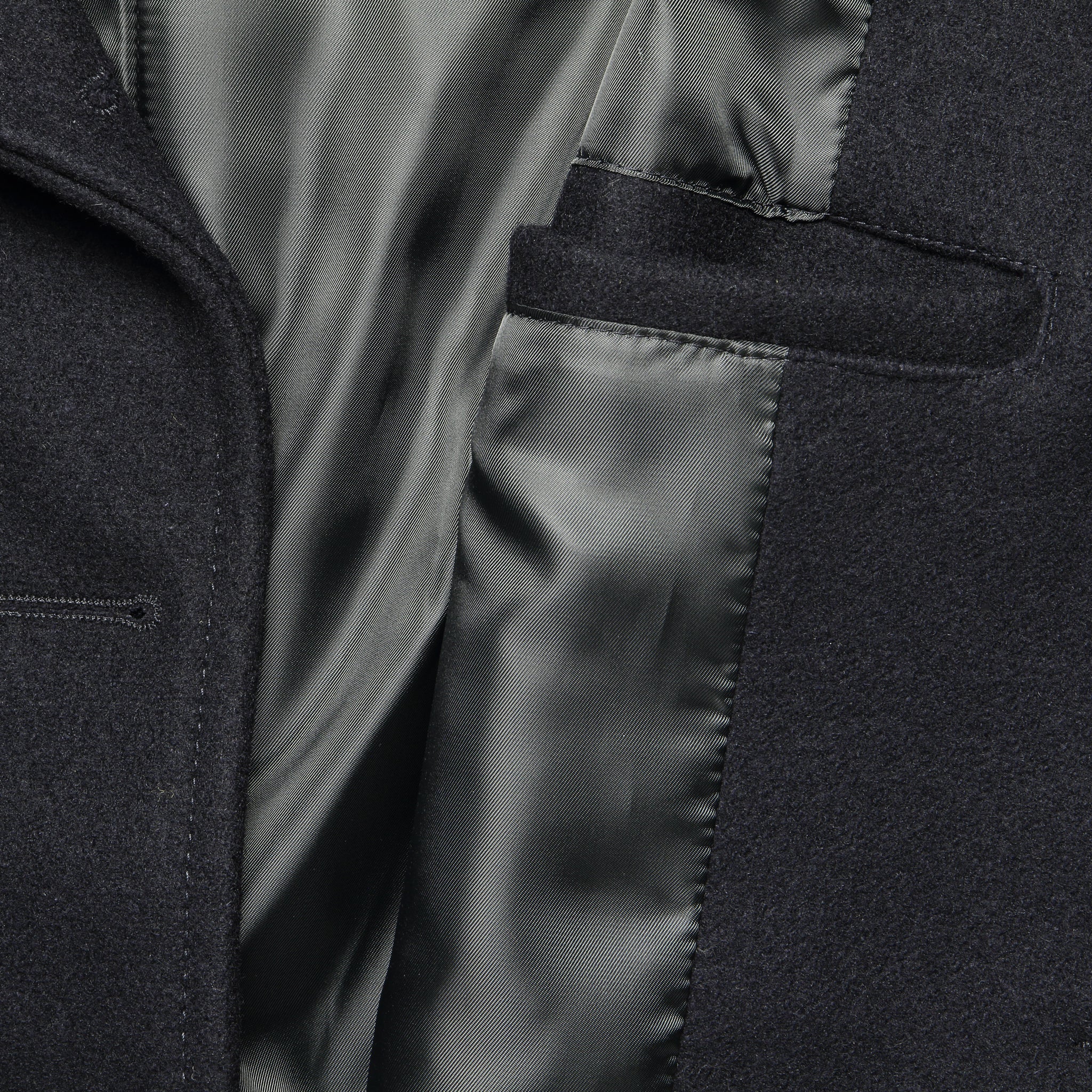 Melton Wool Peacoat - Navy - Schott - STAG Provisions - Outerwear - Coat / Jacket
