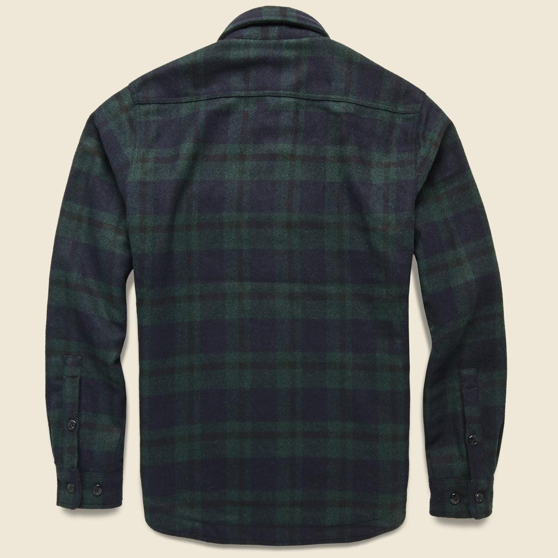 Quilt Lined CPO Shirt Jacket - Hunter Green Plaid - Schott - STAG Provisions - Outerwear - Coat / Jacket