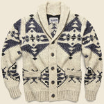 Southwestern Shawl Cardigan - Limestone - Schott - STAG Provisions - Tops - Sweater