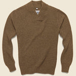 V-Neck Waffle Sweater - Camel - Schott - STAG Provisions - Tops - Sweater