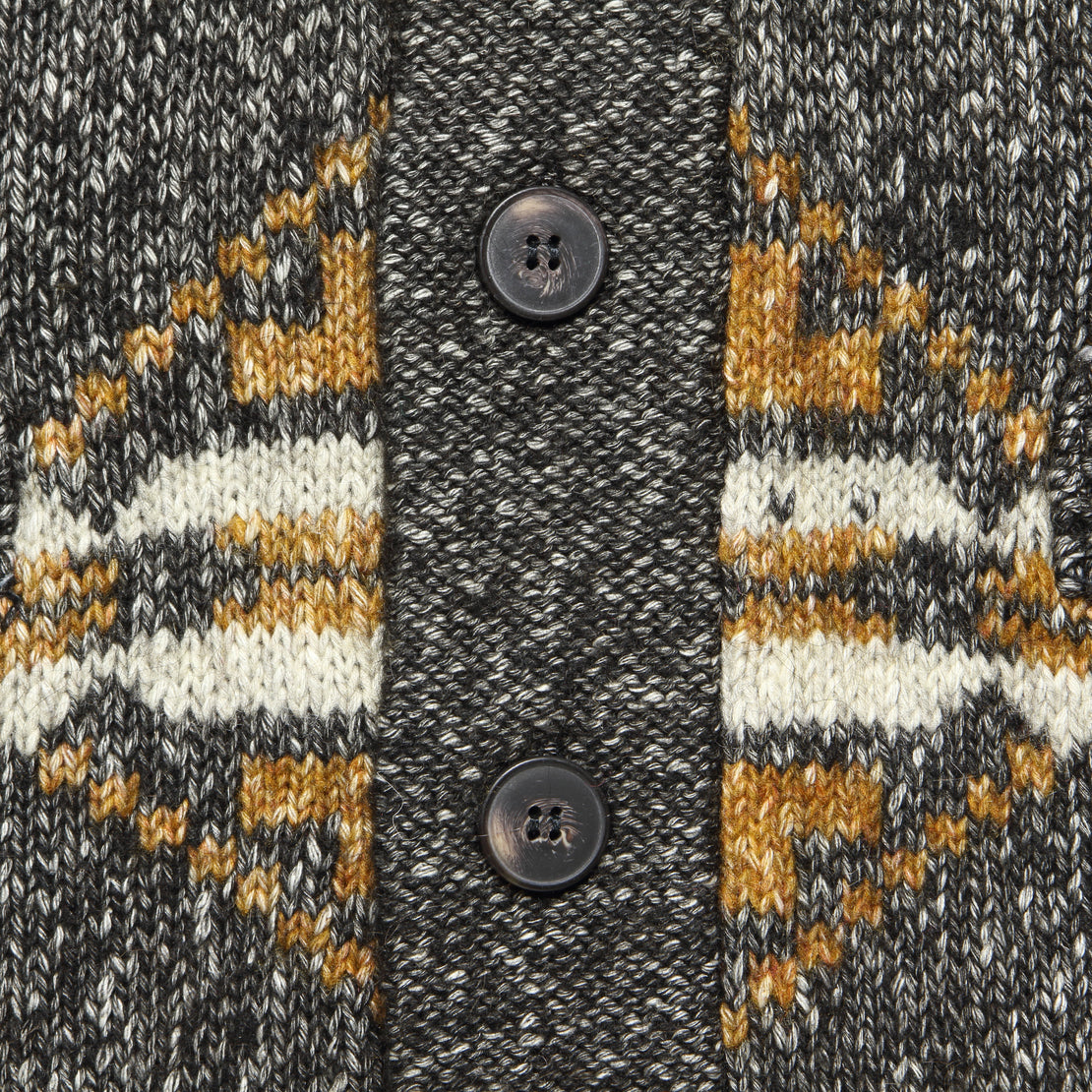 Southwestern Shawl Cardigan - Black - Schott - STAG Provisions - Tops - Sweater