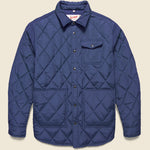 Down Filled Quilted Shirt Jacket - Navy - Schott - STAG Provisions - Outerwear - Shirt Jacket