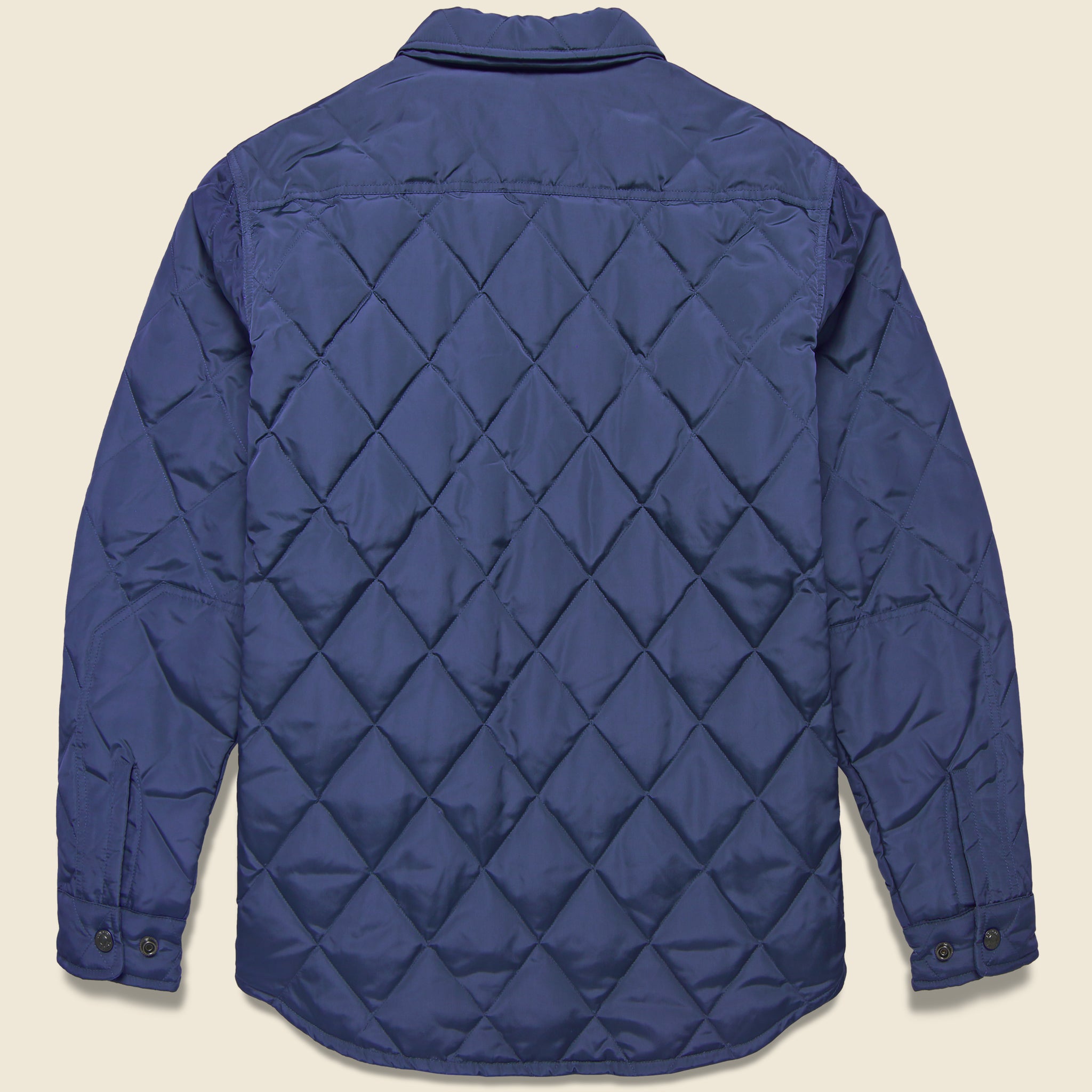 Down Filled Quilted Shirt Jacket - Navy - Schott - STAG Provisions - Outerwear - Shirt Jacket
