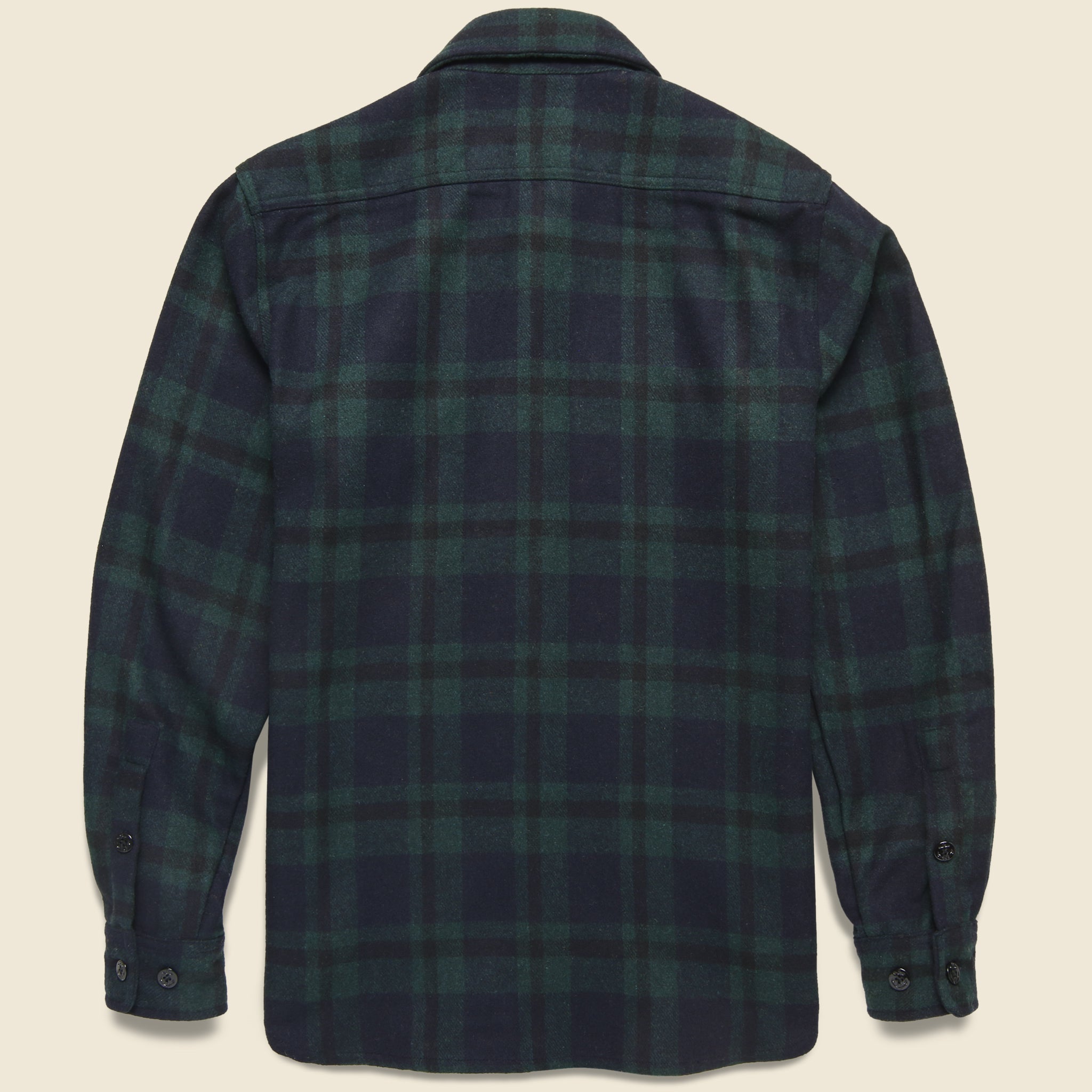 CPO Wool Shirt - Blackwatch Plaid - Schott - STAG Provisions - Tops - L/S Woven - Overshirt