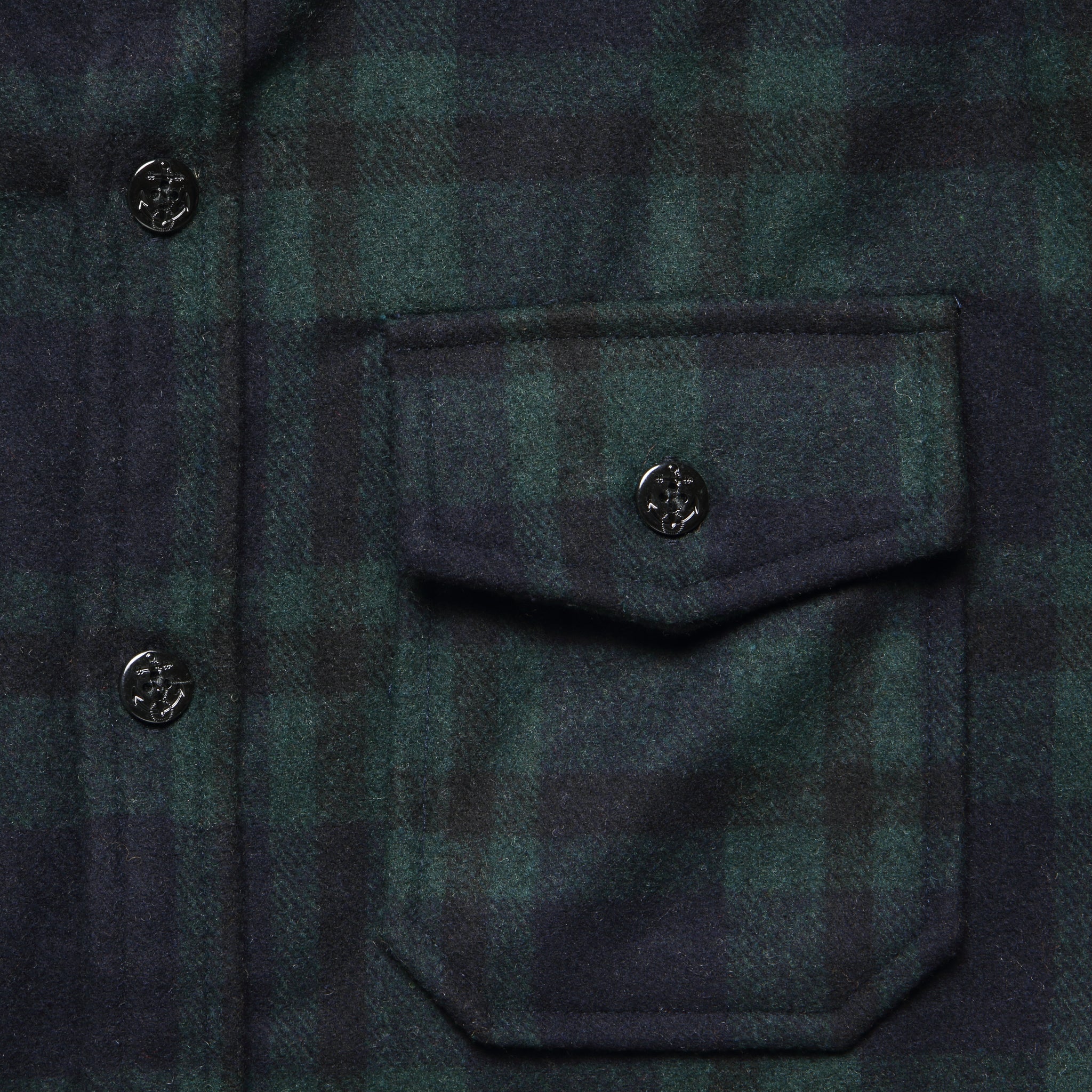 
                          CPO Wool Shirt - Blackwatch Plaid - Schott - STAG Provisions - Tops - L/S Woven - Overshirt
                        