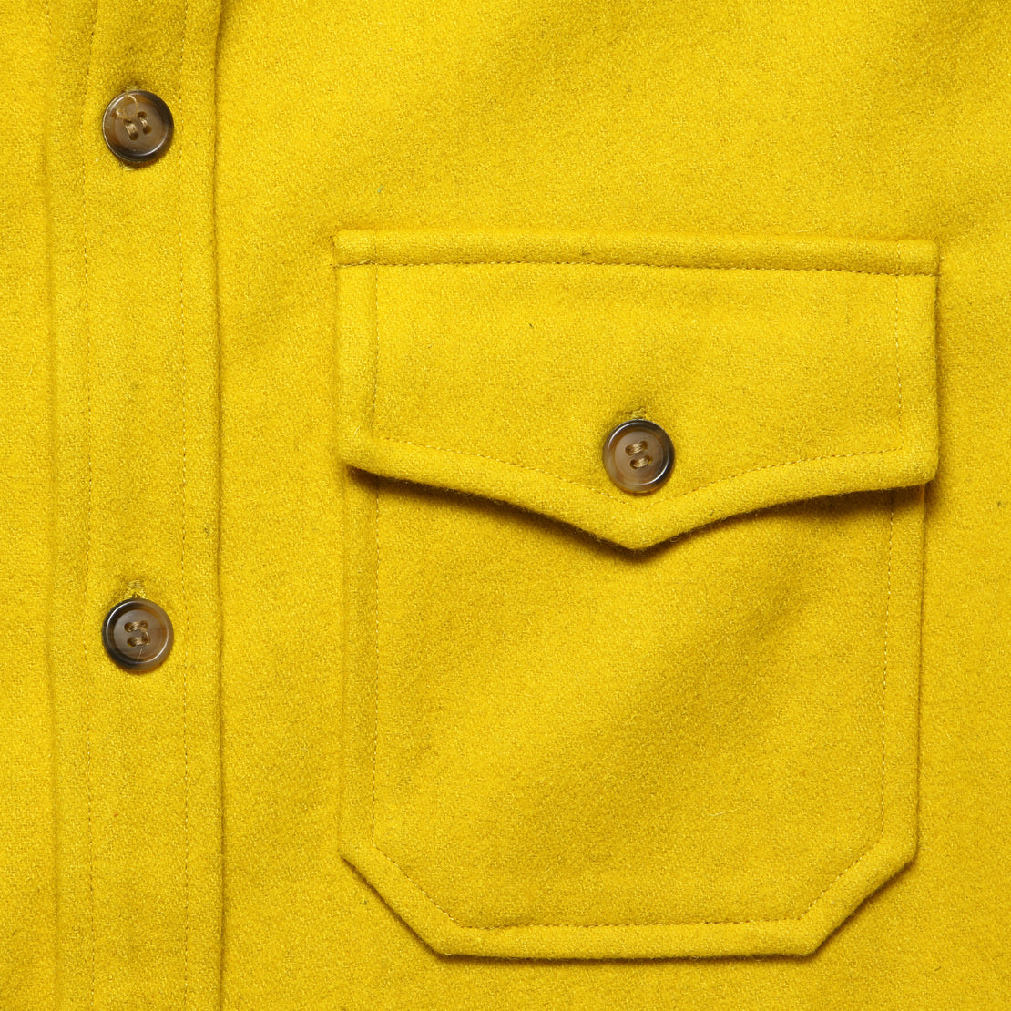 CPO Wool Shirt - Mustard - Schott - STAG Provisions - Tops - L/S Woven - Overshirt