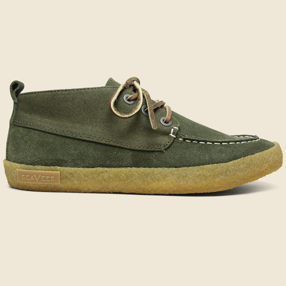 Seavees Bayside Moc Sneaker - Green Khaki