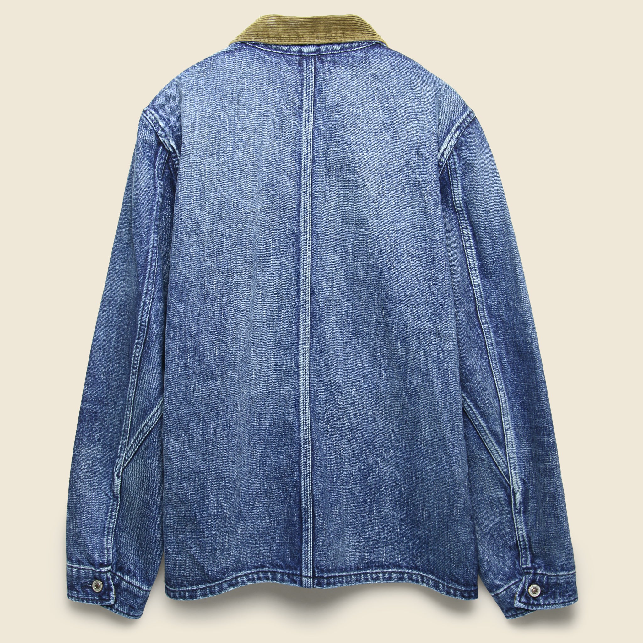 
                          Denim Coverall Jacket - Light Indigo - Setto - STAG Provisions - W - Outerwear - Coat/Jacket
                        