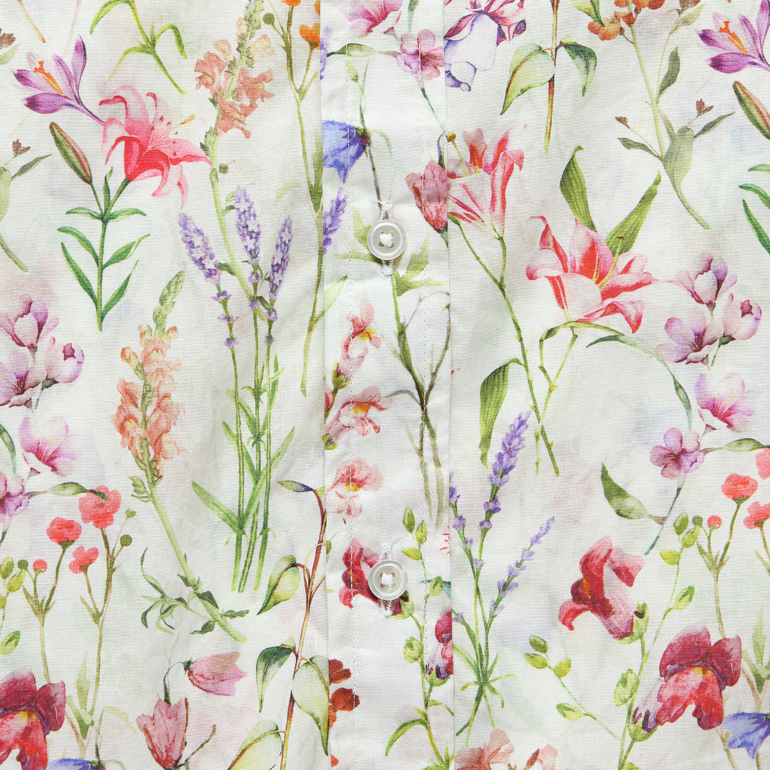 Sleeveless Shirt Dress - Spring Floral