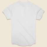 Supima Henley - White - Save Khaki - STAG Provisions - Tops - S/S Knit