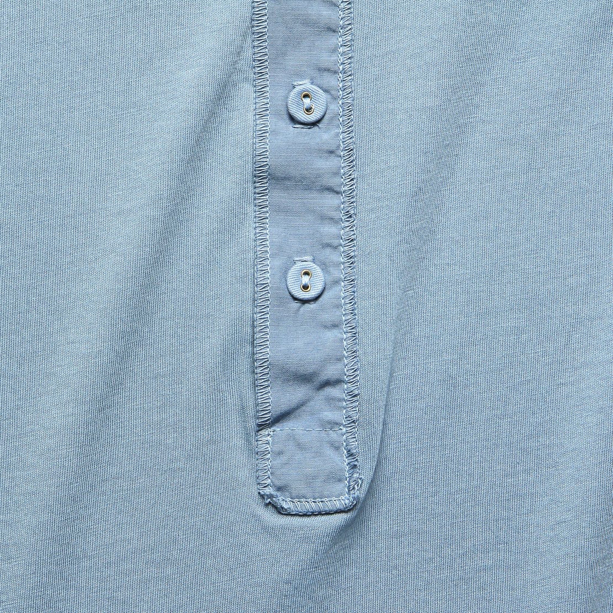 Supima Henley - Storm - Save Khaki - STAG Provisions - Tops - S/S Knit