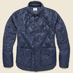 Quilted Nylon Shirt Jacket - Navy - Save Khaki - STAG Provisions - Outerwear - Coat / Jacket