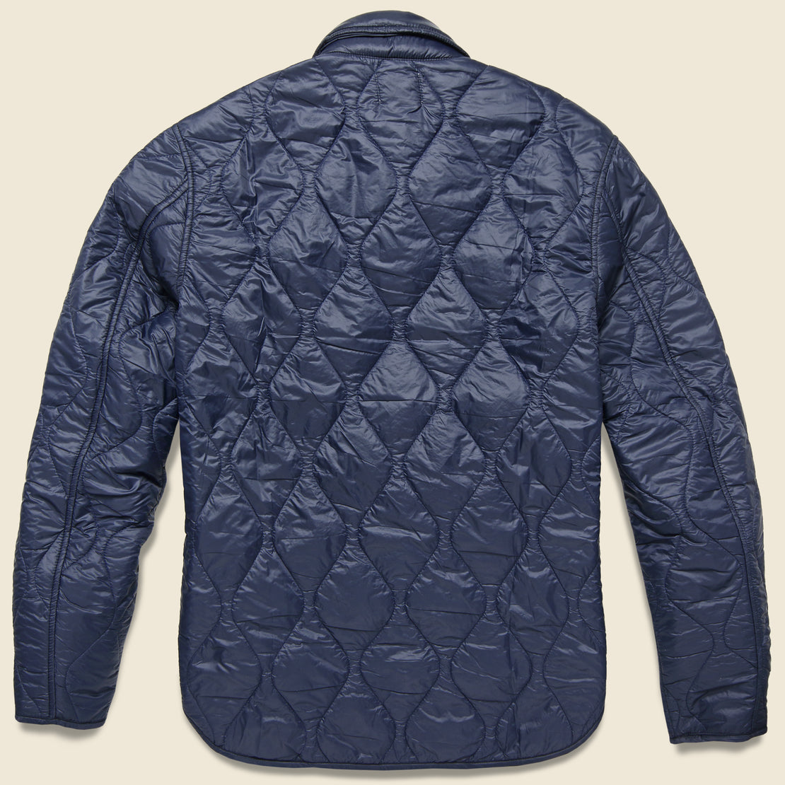 Quilted Nylon Shirt Jacket - Navy - Save Khaki - STAG Provisions - Outerwear - Coat / Jacket