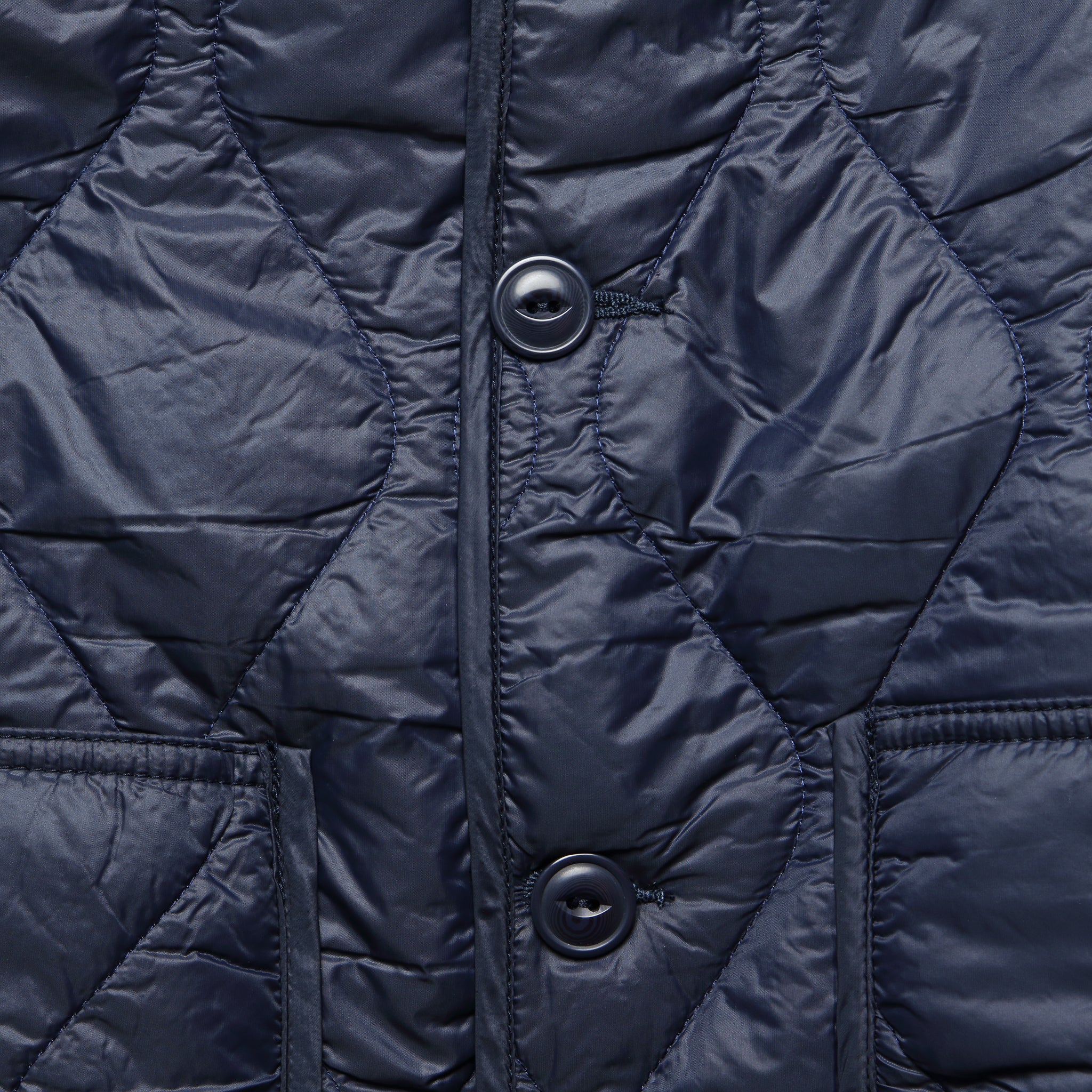Quilted Nylon Shirt Jacket - Navy - Save Khaki - STAG Provisions - Outerwear - Coat / Jacket