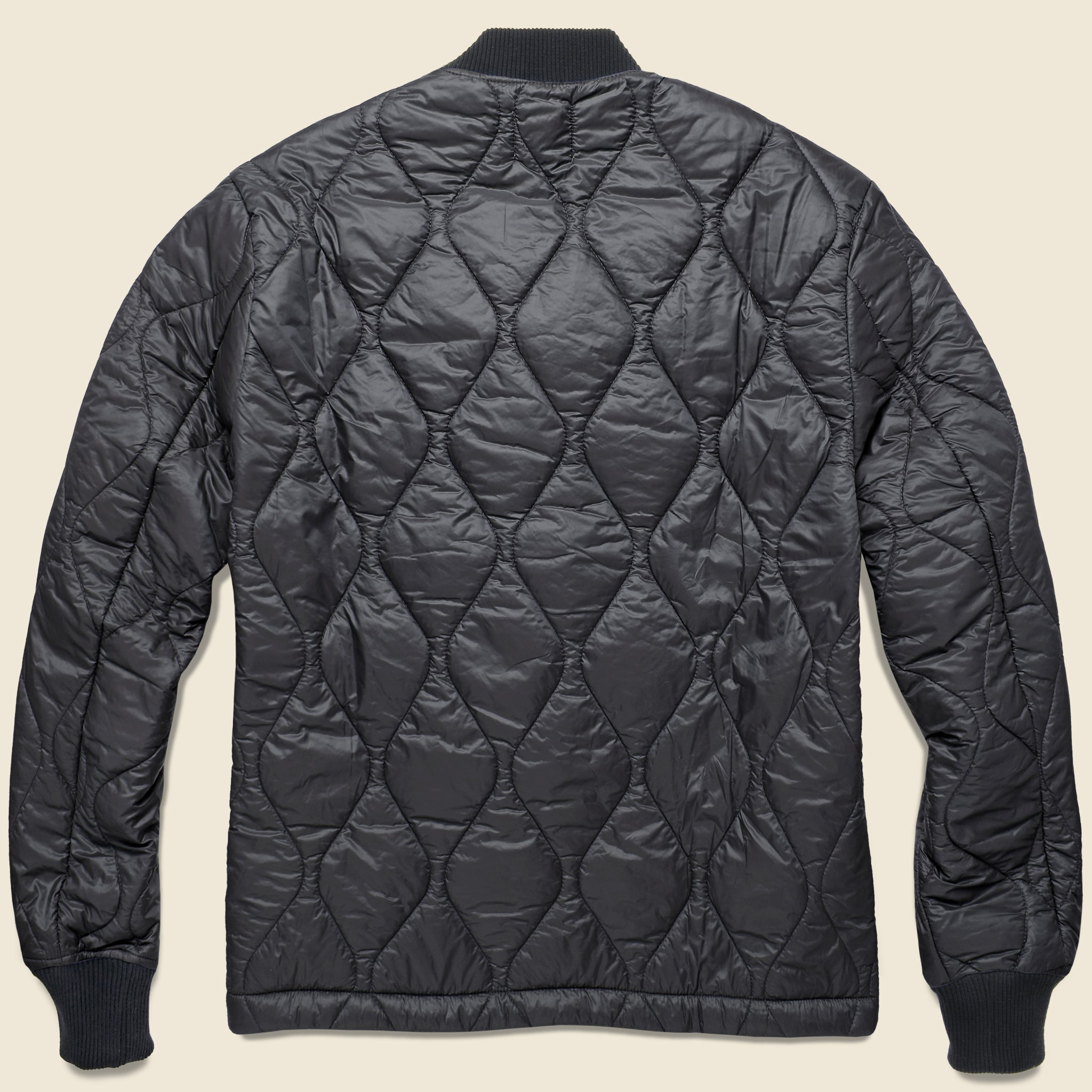 
                          Quilted Nylon Bomber - Black - Save Khaki - STAG Provisions - Outerwear - Coat / Jacket
                        