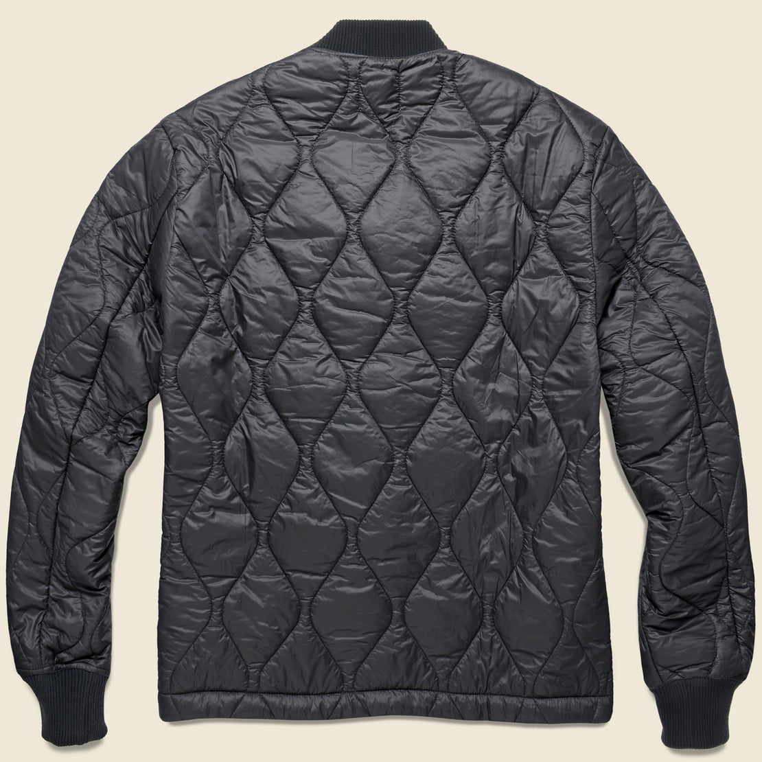 Quilted Nylon Bomber - Black - Save Khaki - STAG Provisions - Outerwear - Coat / Jacket