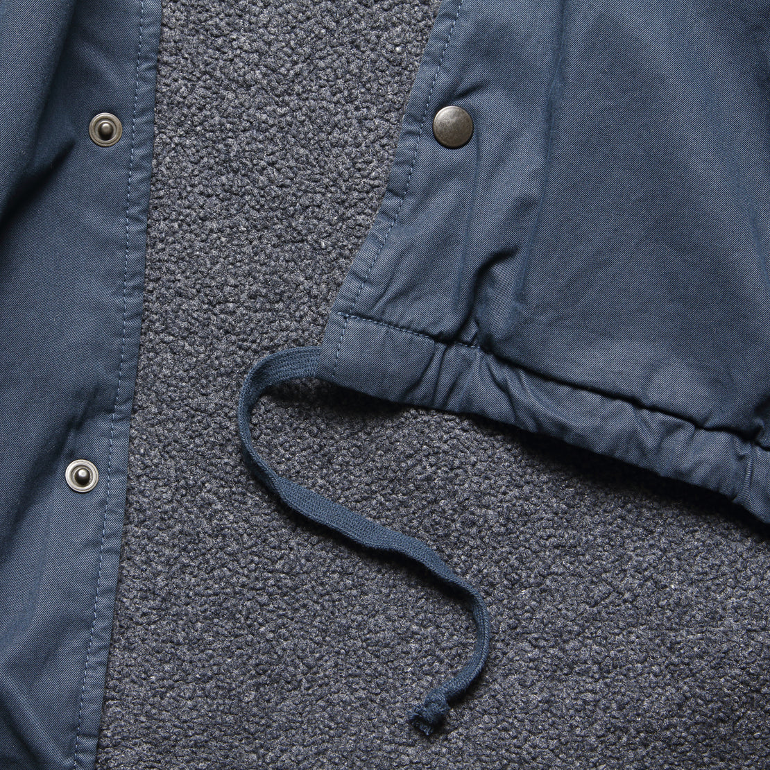 Berber Lined Warm Up Jacket - Navy - Save Khaki - STAG Provisions - Outerwear - Coat / Jacket