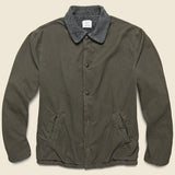 Berber Lined Warm Up Jacket - Olive - Save Khaki - STAG Provisions - Outerwear - Coat / Jacket