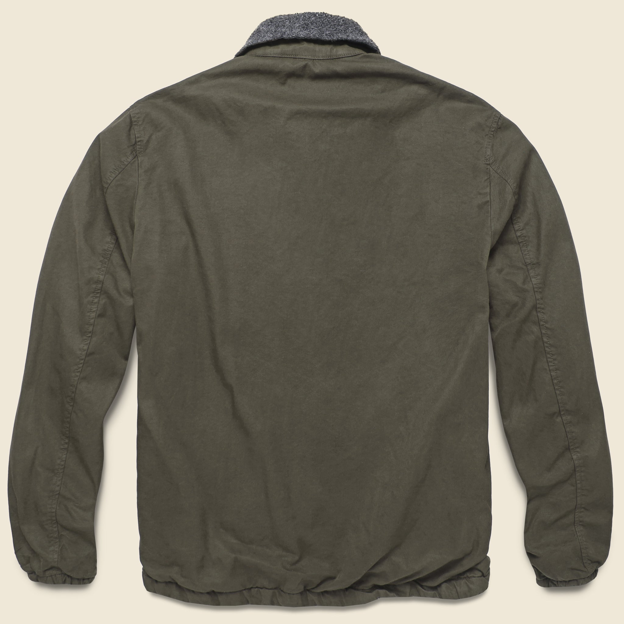 Berber Lined Warm Up Jacket - Olive - Save Khaki - STAG Provisions - Outerwear - Coat / Jacket