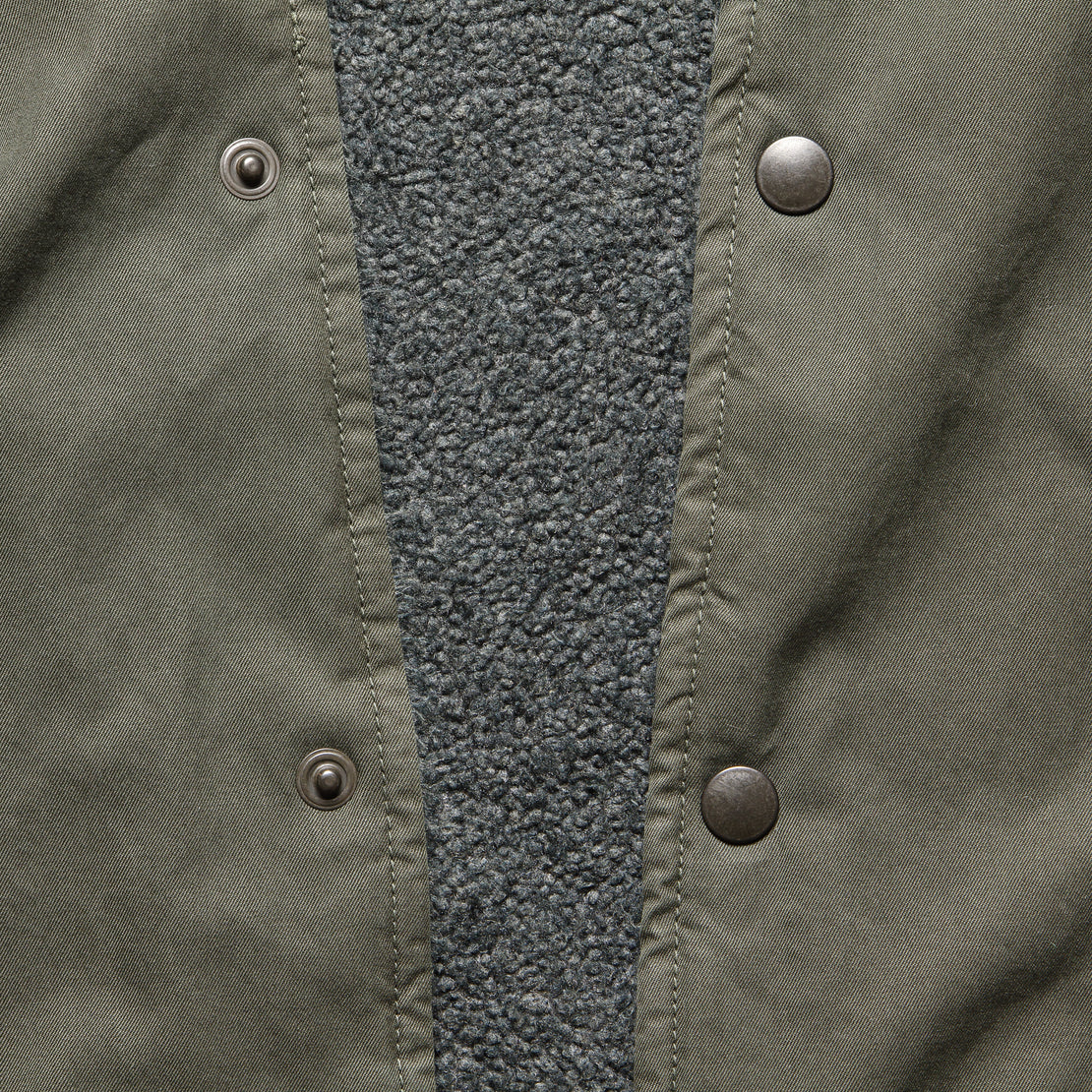 Berber Lined Warm Up Jacket - Olive - Save Khaki - STAG Provisions - Outerwear - Coat / Jacket