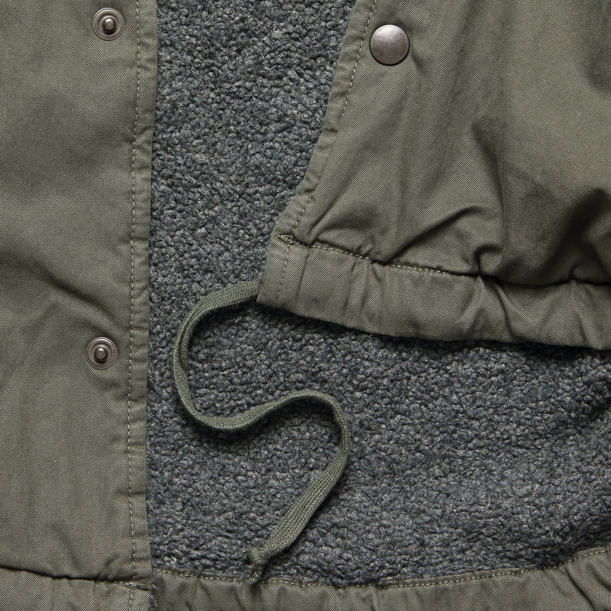 Berber Lined Warm Up Jacket - Olive - Save Khaki - STAG Provisions - Outerwear - Coat / Jacket