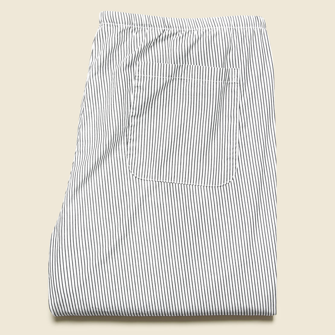 Yarn Dye Haven Pant - Black Stripe - Save Khaki - STAG Provisions - Pants - Lounge
