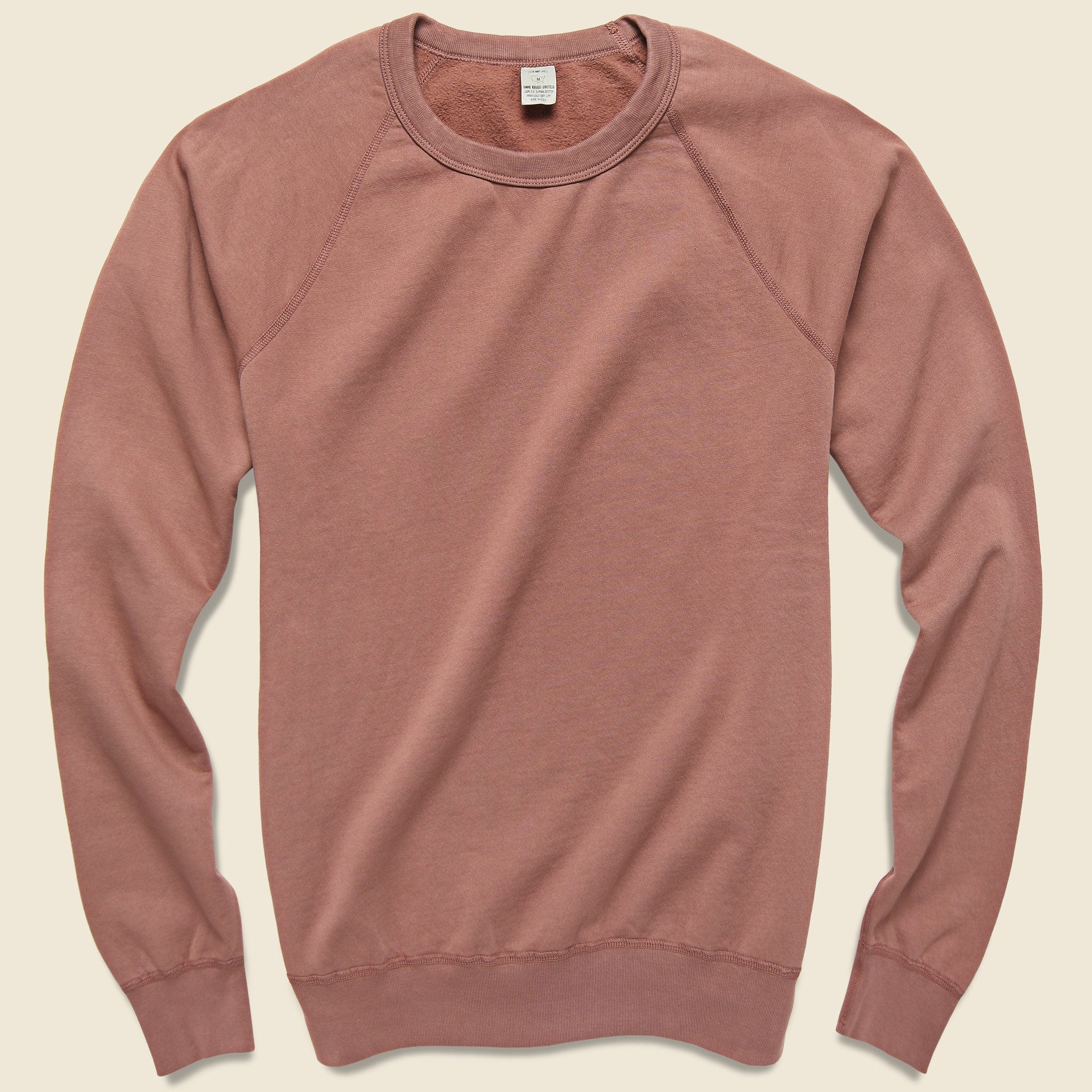 Supima Fleece Sweatshirt - Nutmeg - Save Khaki - STAG Provisions - Tops - Fleece / Sweatshirt