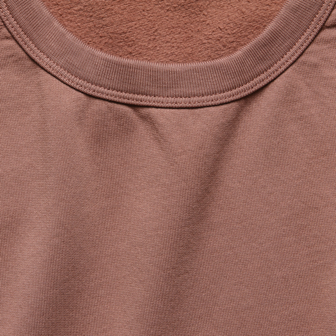 Supima Fleece Sweatshirt - Nutmeg - Save Khaki - STAG Provisions - Tops - Fleece / Sweatshirt