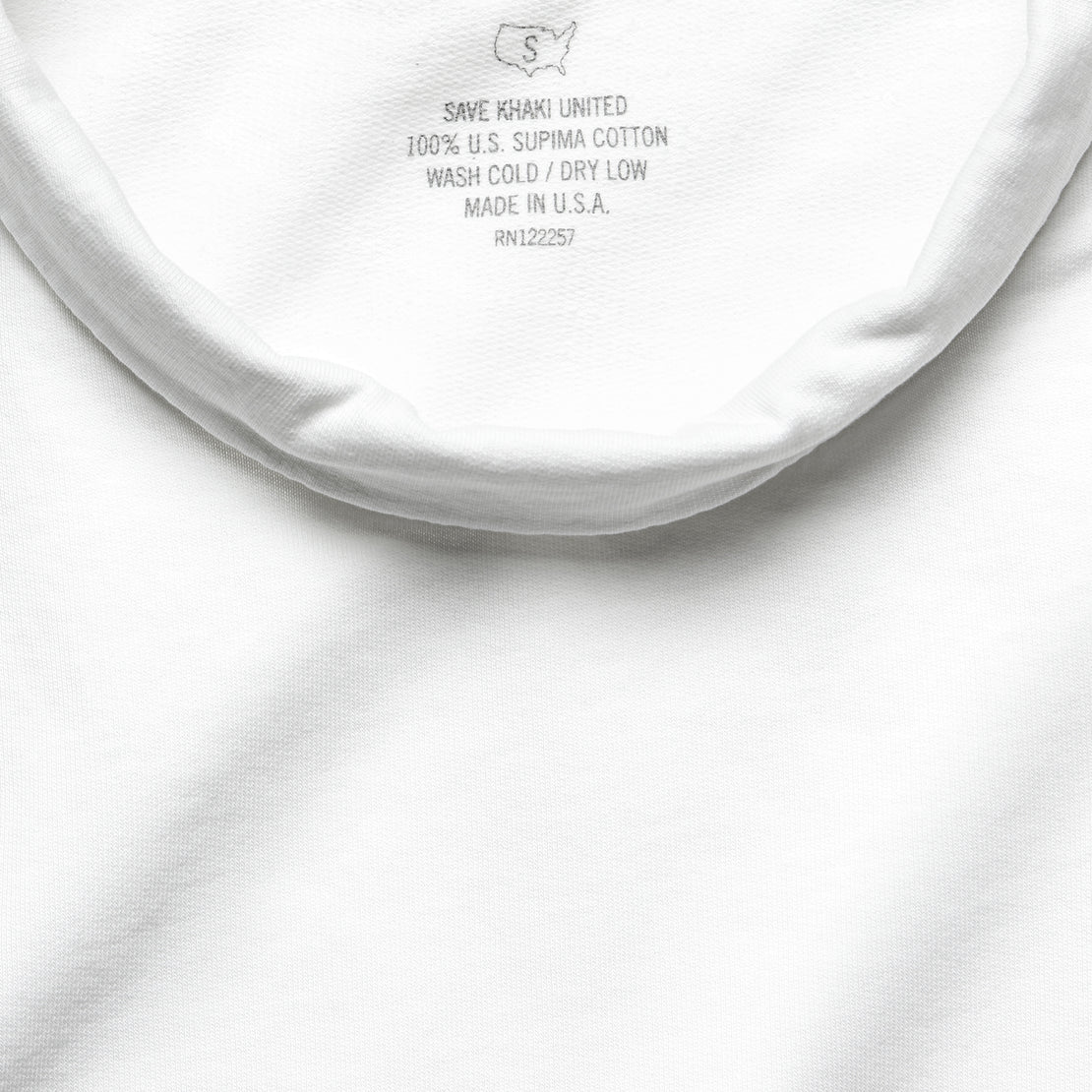 Supima Mock Neck Sweatshirt - White - Save Khaki - STAG Provisions - W - Tops - L/S Fleece