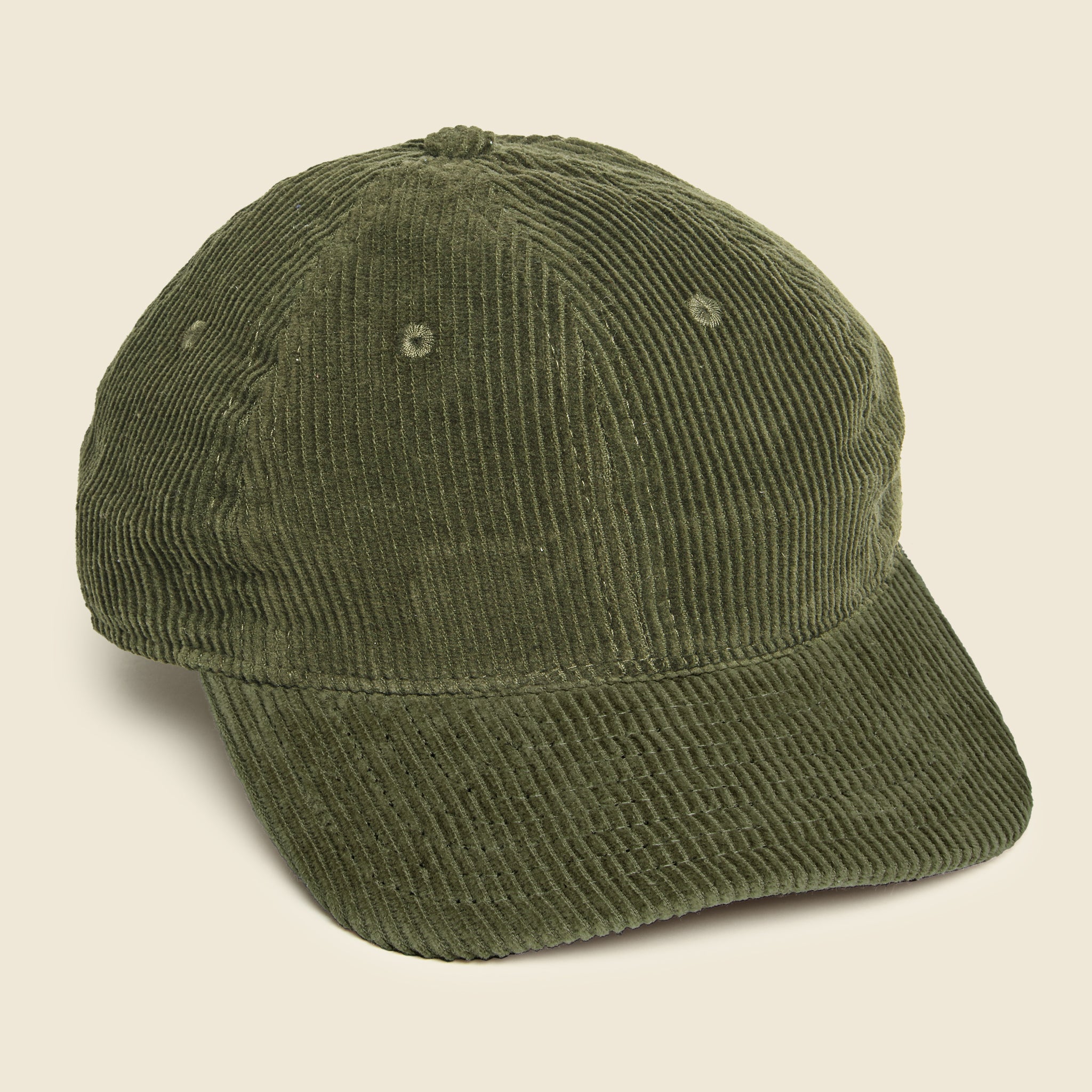 Corduroy Baseball Cap - Olive - Save Khaki - STAG Provisions - Accessories - Hats